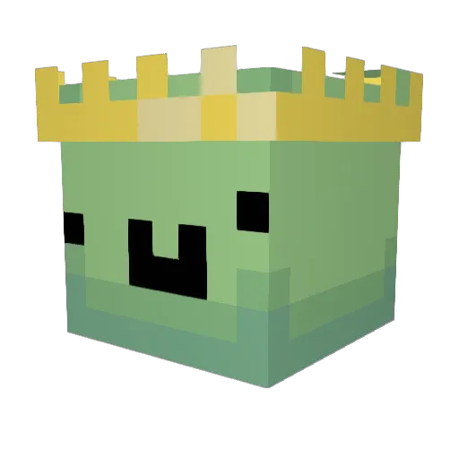 Lars4tw Minecraft avatar head, 3D render