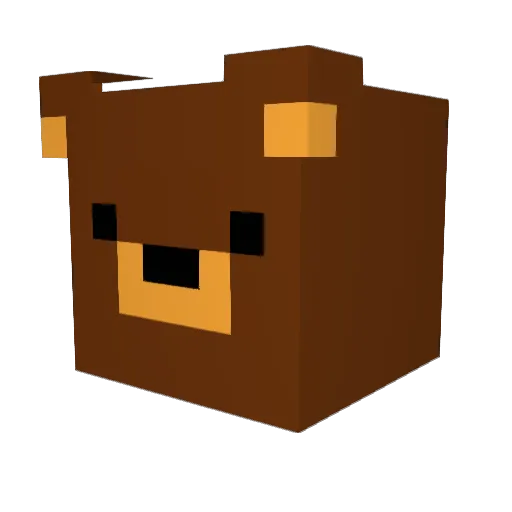 LarsBES Minecraft avatar head, 3D render