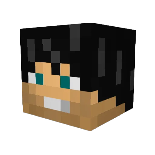 LarsEB Minecraft avatar head, 3D render