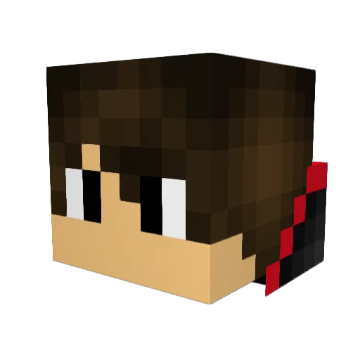 LarsFraRema1000 Minecraft avatar head, 3D render