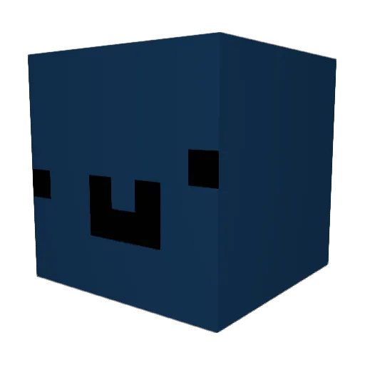LarsJunge_1441 Minecraft avatar head, 3D render