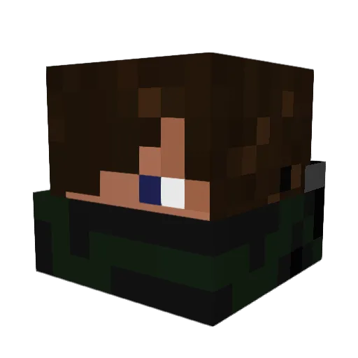 LarsM0105 Minecraft avatar head, 3D render