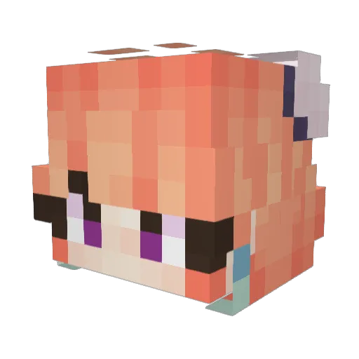 LarsTheAegis Minecraft avatar head, 3D render