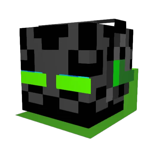 LarsViken Minecraft avatar head, 3D render
