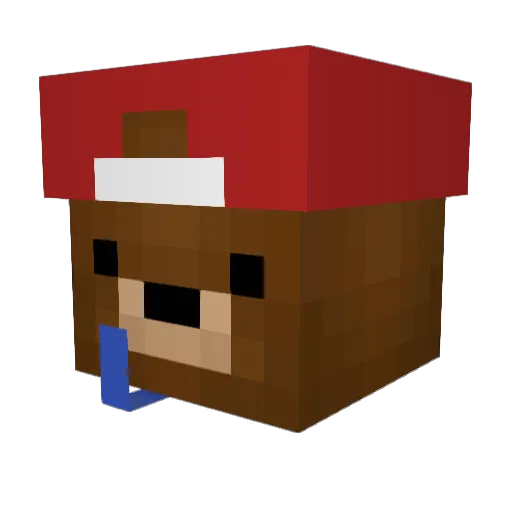 Lars_viktor Minecraft avatar head, 3D render