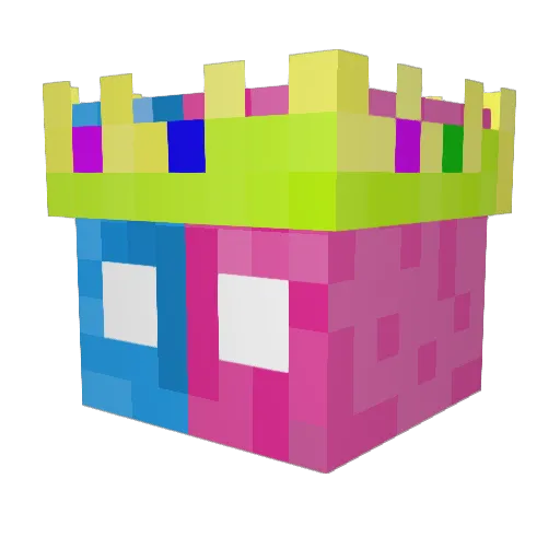 LartooFC Minecraft avatar head, 3D render