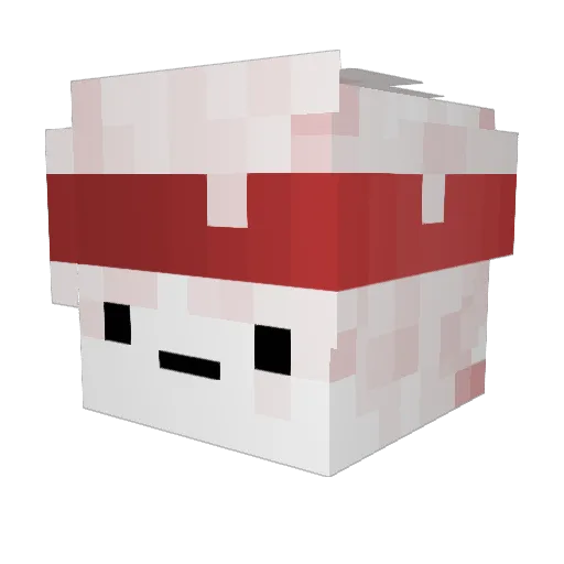 Laruin_ Minecraft avatar head, 3D render