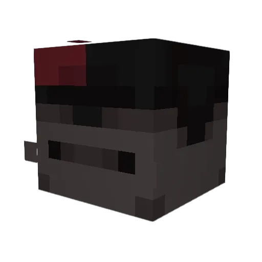 Larvest Minecraft avatar head, 3D render
