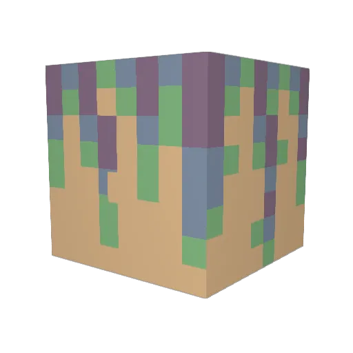 Laryngectomy_ Minecraft avatar head, 3D render