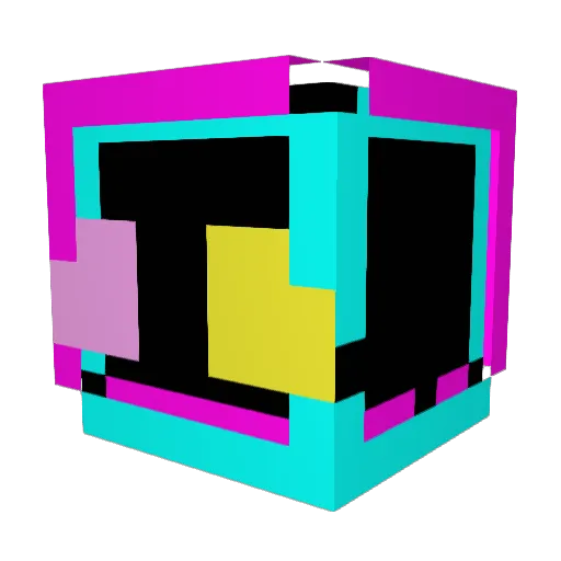 Las3rScorpion Minecraft avatar head, 3D render