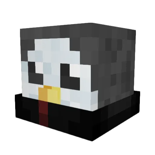 LasOasis Minecraft avatar head, 3D render