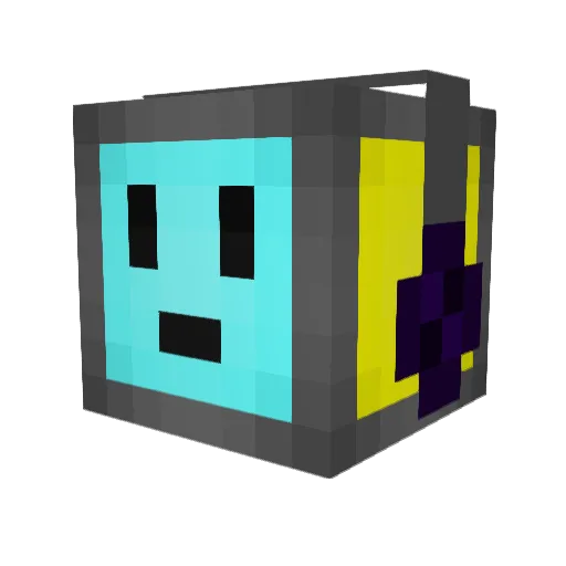 LasTKinG75 Minecraft avatar head, 3D render