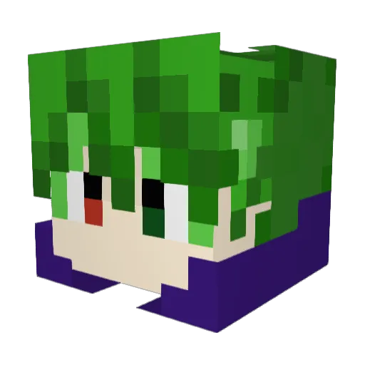 LasVegasRepo Minecraft avatar head, 3D render