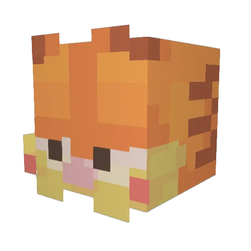 LasagnaEpic Minecraft avatar head, 3D render