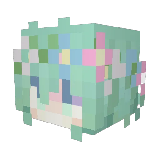 LasagnaL0ver Minecraft avatar head, 3D render