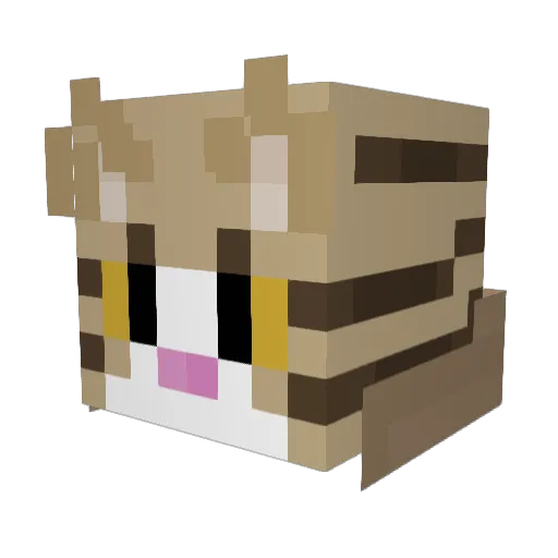 LasagnaRealGuy Minecraft avatar head, 3D render