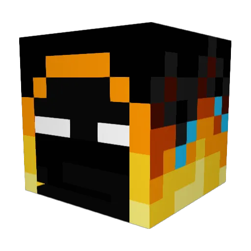 Laser4921 Minecraft avatar head, 3D render