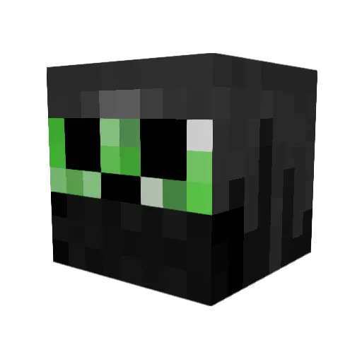 LaserBlazer Minecraft avatar head, 3D render