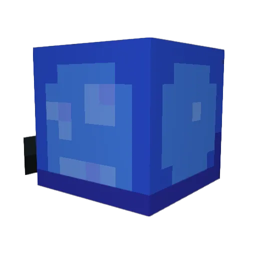 LaserBlow Minecraft avatar head, 3D render