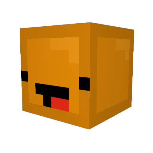 LaserPancakes Minecraft avatar head, 3D render