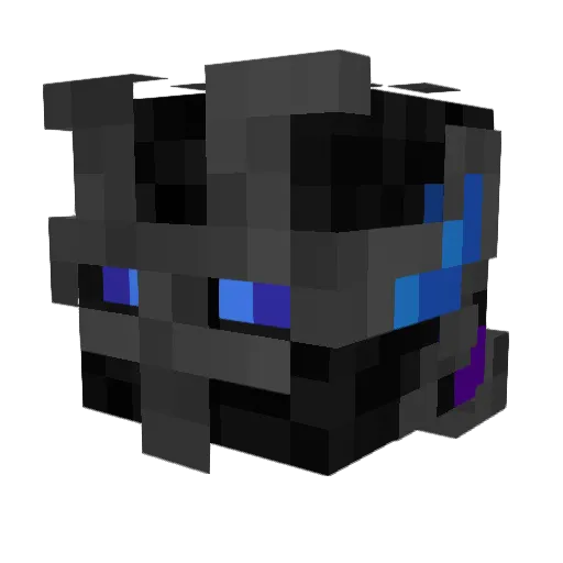 LaserVR Minecraft avatar head, 3D render