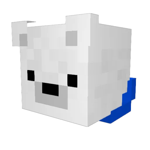 Laser_Gamer_YT Minecraft avatar head, 3D render