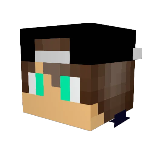 Laser_Lars_Turbo Minecraft avatar head, 3D render