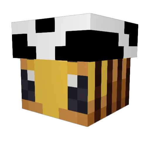Laser_huyaser Minecraft avatar head, 3D render