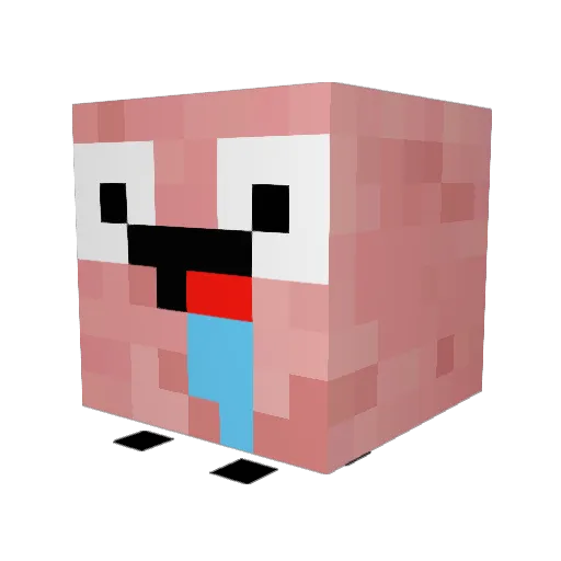 Laserbeam5000 Minecraft avatar head, 3D render
