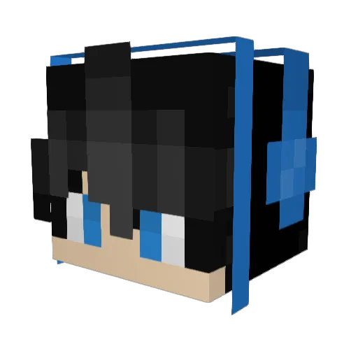 Laserblade096 Minecraft avatar head, 3D render
