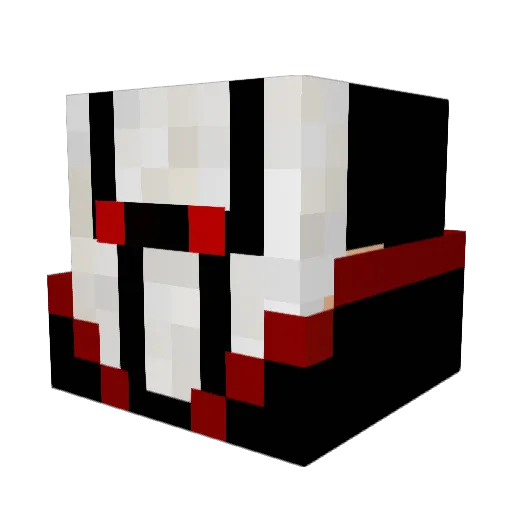Lasergurkerl Minecraft avatar head, 3D render