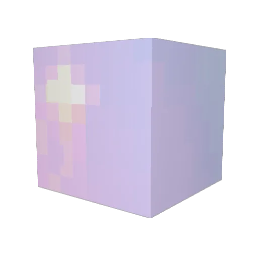 Lasersailor Minecraft avatar head, 3D render