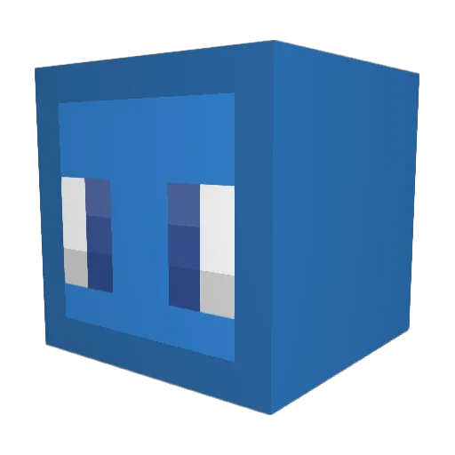 Laserstral Minecraft avatar head, 3D render