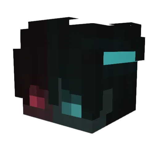 Lasharn007 Minecraft avatar head, 3D render