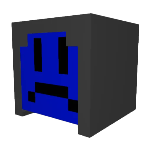 Lasko2055 Minecraft avatar head, 3D render