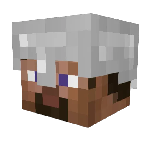 Laskoh Minecraft avatar head, 3D render