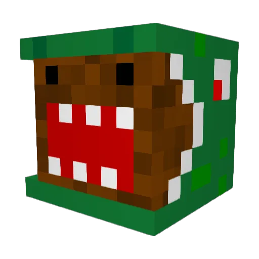 Lasse98xD Minecraft avatar head, 3D render