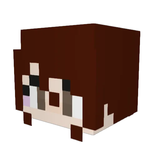 LasseMacch1at0 Minecraft avatar head, 3D render