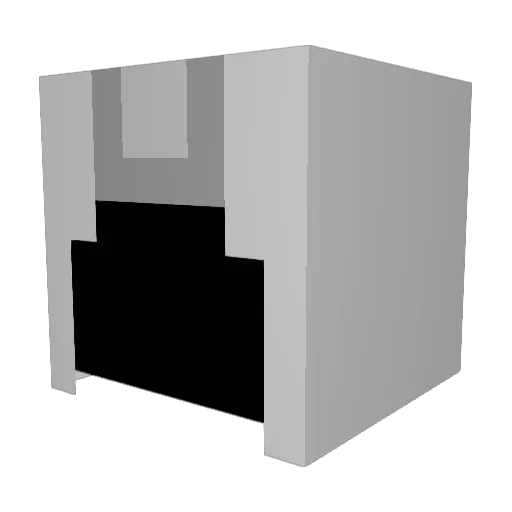LasseMiner Minecraft avatar head, 3D render