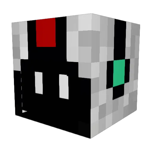 Lassetorres Minecraft avatar head, 3D render