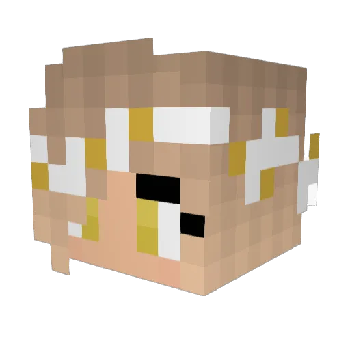 LastBlitz Minecraft avatar head, 3D render