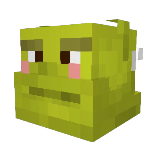 LastEstus Minecraft avatar head, 3D render