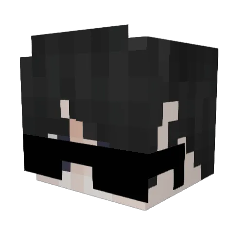 LastFade Minecraft avatar head, 3D render