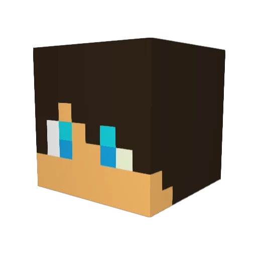 LastGoodKnight Minecraft avatar head, 3D render