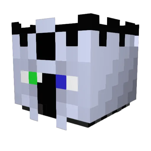 LastGuarden Minecraft avatar head, 3D render
