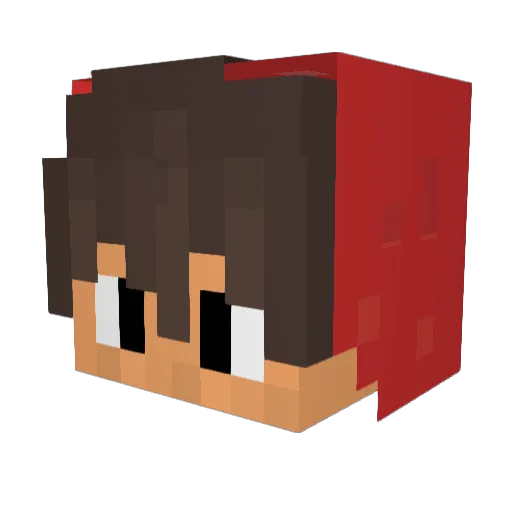 LastJaco Minecraft avatar head, 3D render