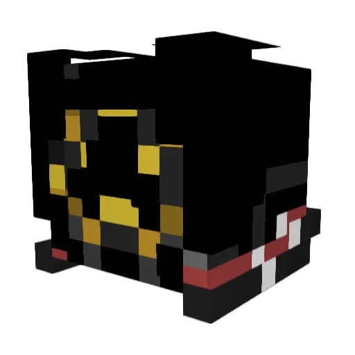 LastMast Minecraft avatar head, 3D render