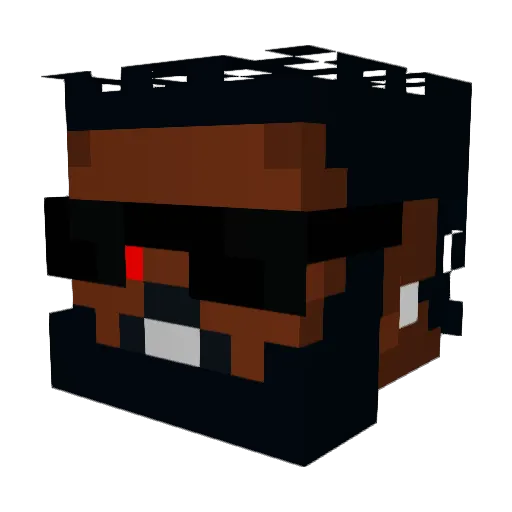 LastNight171 Minecraft avatar head, 3D render
