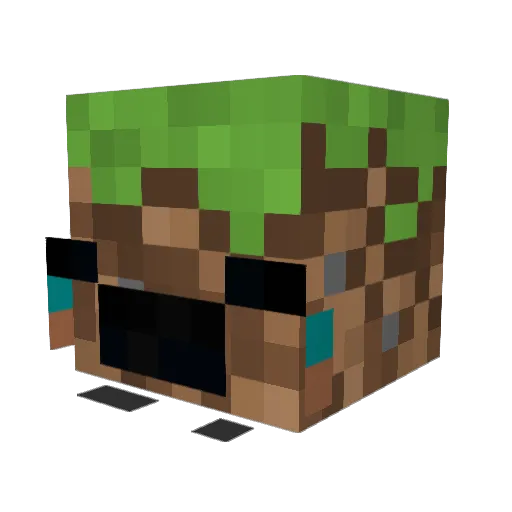 LastR3negade Minecraft avatar head, 3D render
