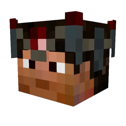 LastRequiem21 Minecraft avatar head, 3D render